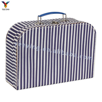 Cajas de Regalo para Bebés Recién Nacidos al por Mayor, Caja de Embalaje Decorativa con Forma de Maleta de Juguete, Cajas de Cartón con Asa
