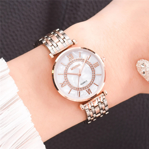 <span class=keywords><strong>MEIBO</strong></span> — montre à Quartz pour femmes, bracelet en acier inoxydable, décontracté, à la mode, 2021 - Product Image 5