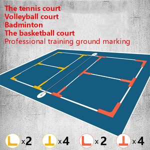Marcador de punto plano de fútbol de fábrica, marcador de cancha para exteriores, pegatina de línea, Cinta de Marcado de Cancha de Pickleball TPE para estadio deportivo - Product Image 6
