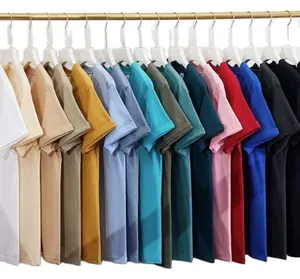 Bán Buôn 230 GSM Người Đàn Ông Sang Trọng T-Shirt Chất Lượng Cao Bán Buôn 100% Bông Áo Phông Đồng Bằng