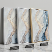 Peinture à l'huile peinte à la main, style couteau à palette, luxe léger et minimaliste, vente en gros directe d'usine, écologique, grande taille, pour galerie