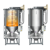 DZJX 300 500 1000 2000 5000 10000 kg Mélangeur de silo en plastique pour l'alimentation du bétail Granules en plastique mélangeant avec sèche-linge chauffant
