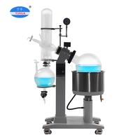 Evaporador Rotatorio Industrial Totalmente Automático con Bomba y Motor, Sistema de Evaporación a Gran Escala de Vidrio de Borosilicato para Líquidos Residuales
