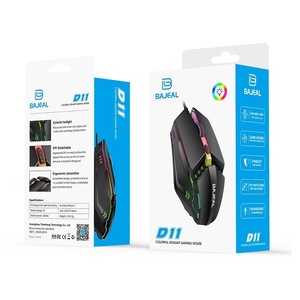 EWEADN D11 Wired Gaming <b>Mouse</b> 12 Buttons RGB Backlit Optical Sensor Right Hand Ergonomic Design DPI Adjustable - Product Image 5