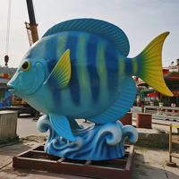 Decoración de Acuario de Resina Personalizada para Interiores, Simulación de Peces Tropicales, Exhibición Educativa, Acuario Doméstico, Parque Temático Oceánico