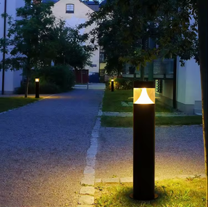 Zèle éclairage moderne étanche borne décor paysage led vintage jardin solaire pelouse lumière - Product Image 4