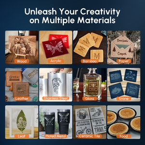 Algolaser Fabricant Routeurs CNC portables 10w 400*400mm Grande taille de sculpture <span class=keywords><strong>Kraft</strong></span> Bois Cuir Graveur découpé au laser - Product Image 6