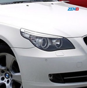 Pour BMW Série 5 E60 2003-2010, ensemble de phares version ancienne modifiée en version nouvelle avec lentille de projecteur LED Angel Eye pour feux de croisement - Product Image 6