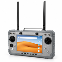Station de sol pour drone Android G16 7 pouces, portée de 9 km, double bande 2.4G 5.8G, transmission de données et liaison vidéo pour télécommande UAV GR01