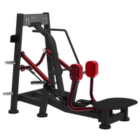 Máquina de Abducción Vertical Comercial de Acero con Carga de Placas para Gimnasio, Equipo de Fitness con Características de Seguridad, Potente Máquina de Tracción