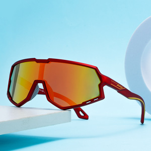 Lunettes de soleil sport polarisées UV400 à monture intégrale 2025 pour enfants, style bouclier, pour l'extérieur - Product Image 1