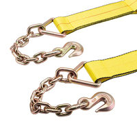 Sangle de pêche en Polyester pour la pêche à la mouche, 10T, 4 pouces, Extension, treuil