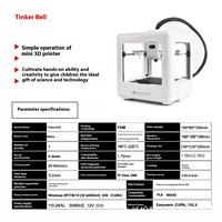 Printer 3D Desktop Mini Tiga Dimensi Edisi Baru |   Produsen Shenzhen |   Mesin FDM Rumahan & Kelas Mainan yang Ringkas