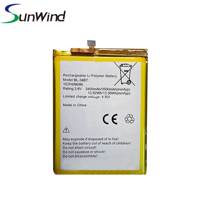 Factory Best Quality 3500mah 3.85v Mobile Phone Battery for TECNO BL-34BT KA7 Battery
