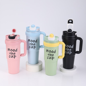 Gobelet isotherme sous vide en acier inoxydable 316 Big <span class=keywords><strong>Mac</strong></span>, grande capacité, design attrayant, portable, avec poignée motif dessin animé mignon - Product Image 2