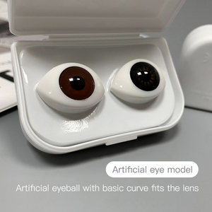 Modelo de Olho Artificial Estojo de Exibição Multifuncional para Lentes de Contato Caixa de Exibição para Lentes de Contato com Pinça - Product Image 3