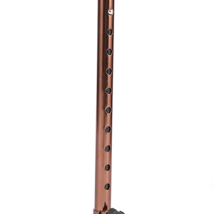 Canne à quatre coins en alliage d'aluminium réglable pour personnes âgées, avec embouts en caoutchouc antidérapants, support rétractable - Product Image 2