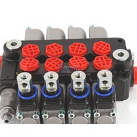 Válvula Hidráulica Manual Universal DCV20 de 4 Vías, 20 L/min, Puertos Roscados G3/8, Suministro Global para Agentes y Comerciantes