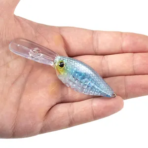 9.2g 85mm Fishing Lures Bass Trout Topwater Lures Floating Durable Shallow Square Bill Crankbait Minnow Lures