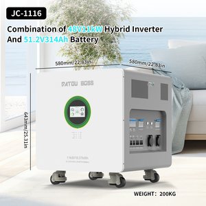 High Power 11kW 16.07kWh All-in-One Off-Grid Solar System Built-in 51.2V <b>Battery</b> & Hybrid for Home Power <b>Backup</b> - Product Image 3