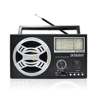 Lecteur MP3 portable vintage sans fil stéréo USB/TF rechargeable avec radio AM/FM en plastique MT-7350MT-7350USB