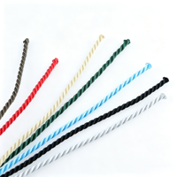 Cordon de serrage torsadé en polypropylène écologique à 3 brins, finition mate effet nylon 1-5 mm, diamètre personnalisé, pour sacs cadeaux