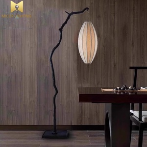 Lampe sur pied de <span class=keywords><strong>style</strong></span> Japandi, lanterne haute, en fer forgé, <span class=keywords><strong>art</strong></span> <span class=keywords><strong>déco</strong></span>, ambiance - Product Image 3