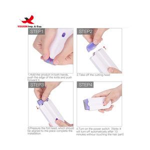 Épilateur rotatif portable rechargeable USB pour femme, outil d'épilation corporelle et faciale, vente en gros à bas prix pour achats mixtes - Product Image 6