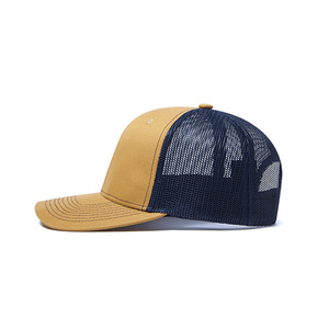 Cappello da camionista alla moda Unisex con tesa leggermente ricurva parasole traspirante maglia <span class=keywords><strong>Jin</strong></span> <span class=keywords><strong>Zhang</strong></span> Qing lettera modello da Stock - Product Image 2
