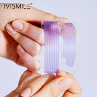 Tiras Blanqueadoras de Dientes Instantáneas con Fórmula Morada, Eliminación Efectiva de Manchas, Seguras para el Esmalte, Dry Purple V34+Pap