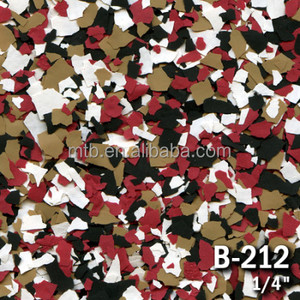 Revêtement de sol en résine époxy antidérapant de haute qualité, résistant à l'usure, avec des paillettes de mica naturel, pour la finition des sols en béton de garage - Product Image 1