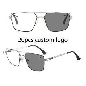 Kính mắt nam cổ điển chống ánh sáng xanh, đổi màu tự động, gọng kính hình chữ nhật toàn viền, có thể in logo tùy chỉnh, thiết kế thời trang <span class=keywords><strong>2026</strong></span> - Product Image 4