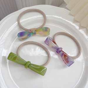 SAIYII - Bandas Elásticas para el Cabello de Alta Calidad, Diseño Coreano Simple y Elástico, Lazos de Acetato, Accesorios para el Cabello - Product Image 3