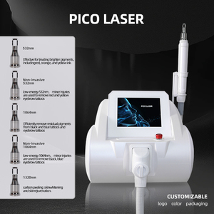 Equipo Láser de Picosegundos de Grado Clínico para Escritorio, Dispositivo de Belleza Multilargo de Onda para Eliminación de Tatuajes, Eliminación de Pigmentos, Borrado de <span class=keywords><strong>Cejas</strong></span> y Eliminación de Carbono - Product Image 1