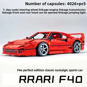 4026 pièces – Édition technique LOX 140629 – Blocs de construction – Jouet de construction – Modèle de supercar – Jouet de course pour adultes à haute difficulté - Product Image 6