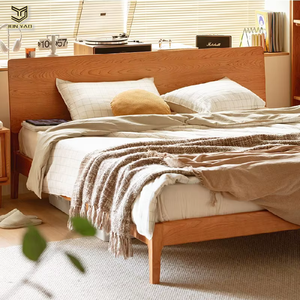 Meubles de chambre à coucher décontractés en bois de cerisier Ensemble infusé de pierre pour <span class=keywords><strong>la</strong></span> maison Chambre à coucher principale Villas de vacances tranquilles Appartements urbains confortables - Product Image 5