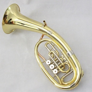 Chuyên nghiệp diễu hành Baritone sừng vàng sơn mài cupronickel inflexion 3 ROTARY giá rẻ Baritone sừng - Product Image 2
