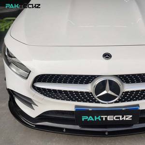 Kit de carrosserie en Fiber de carbone sèche Paktechz séparateur de becquet de lèvre de pare-chocs avant pour <span class=keywords><strong>Mercedes</strong></span> Benz W177 classe A Sport <span class=keywords><strong>A35</strong></span> berline à hayon - Product Image 4