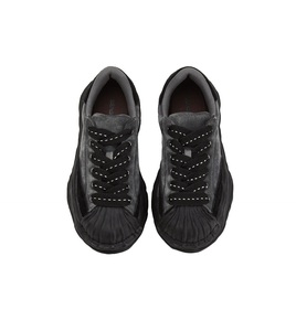 Baskets basses MMY pour homme et couple, style rétro, à plateforme, avec empiècements de niche, effet délavé et déstructuré - Product Image 3