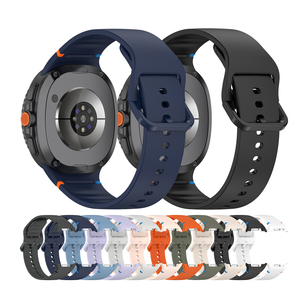 Nueva correa <span class=keywords><strong>de</strong></span> silicona para <span class=keywords><strong>Samsung</strong></span> Watch 8 Classic 40mm 44mm <span class=keywords><strong>correas</strong></span> <span class=keywords><strong>de</strong></span> <span class=keywords><strong>reloj</strong></span> deportivo <span class=keywords><strong>de</strong></span> repuesto para <span class=keywords><strong>Samsung</strong></span> Galaxy Watch 8 Ultra 2 - Product Image 1
