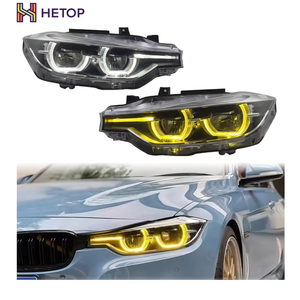 ไฟหน้า HETOP F30 F31 ปี 2012-2019 รุ่นสองสี เหลืองและขาว สไตล์ซีรีส์ 3 อัพเกรดไฟหน้า LED DRL สำหรับ SY-CX-60-002 - Product Image 4