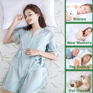 Bamboe Jacquard Matrasbeschermer Waterbestendige En Koelende Waterdichte Matrashoezen Voor Bescherming Tegen Bedwantsen - Product Image 4