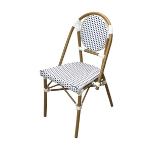 Chaises de bistrot <span class=keywords><strong>parisien</strong></span> en rotin de style français pour patio extérieur - Product Image 3