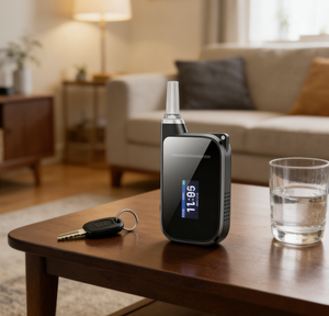 Airsense H3 Sensor Sel Bahan Bakar Detektor Alkohol Profesional Resolusi 0.001%BAC Tidak Perlu Pemanasan Alat Tes Alkohol Breathalyzer - Product Image 4