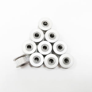 轻型铝钢不锈钢正时皮带轮AF 40-120T 3-15毫米孔径6-30毫米皮带宽度，用于3D打印机皮带驱动 - Product Image 1