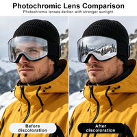 Lunettes de ski personnalisées par le fabricant, certifiées CE UV400, verres polarisés, double couche, OEM, lunettes de ski, lunettes de snowboard, lunettes de sécurité