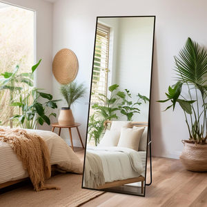 Luxo New Design Full Length Dressing Silver Mirror Grande Emoldurado Piso Decorativo Espelho para Quarto - Product Image 4