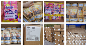 ขนมฮอว์ธอร์นแบบแข็งขนมผลไม้รสหวานเปรี้ยวแบบแปลกใหม่ของจีนบรรจุในถุงแยกกัน - Product Image 6