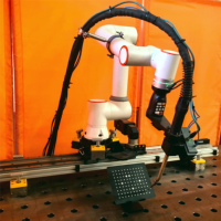 Robot de soudage collaboratif FR5 FR10 avec caméra 3D, bras robotisé, machine à souder automatisée avec suivi des coutures laser 6 axes et 7 axes