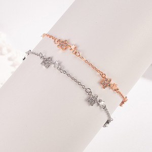 Bracelet ours, autres bracelets et joncs de mode, bracelets acryliques, joncs plaqués or 18 carats PVD - Product Image 1